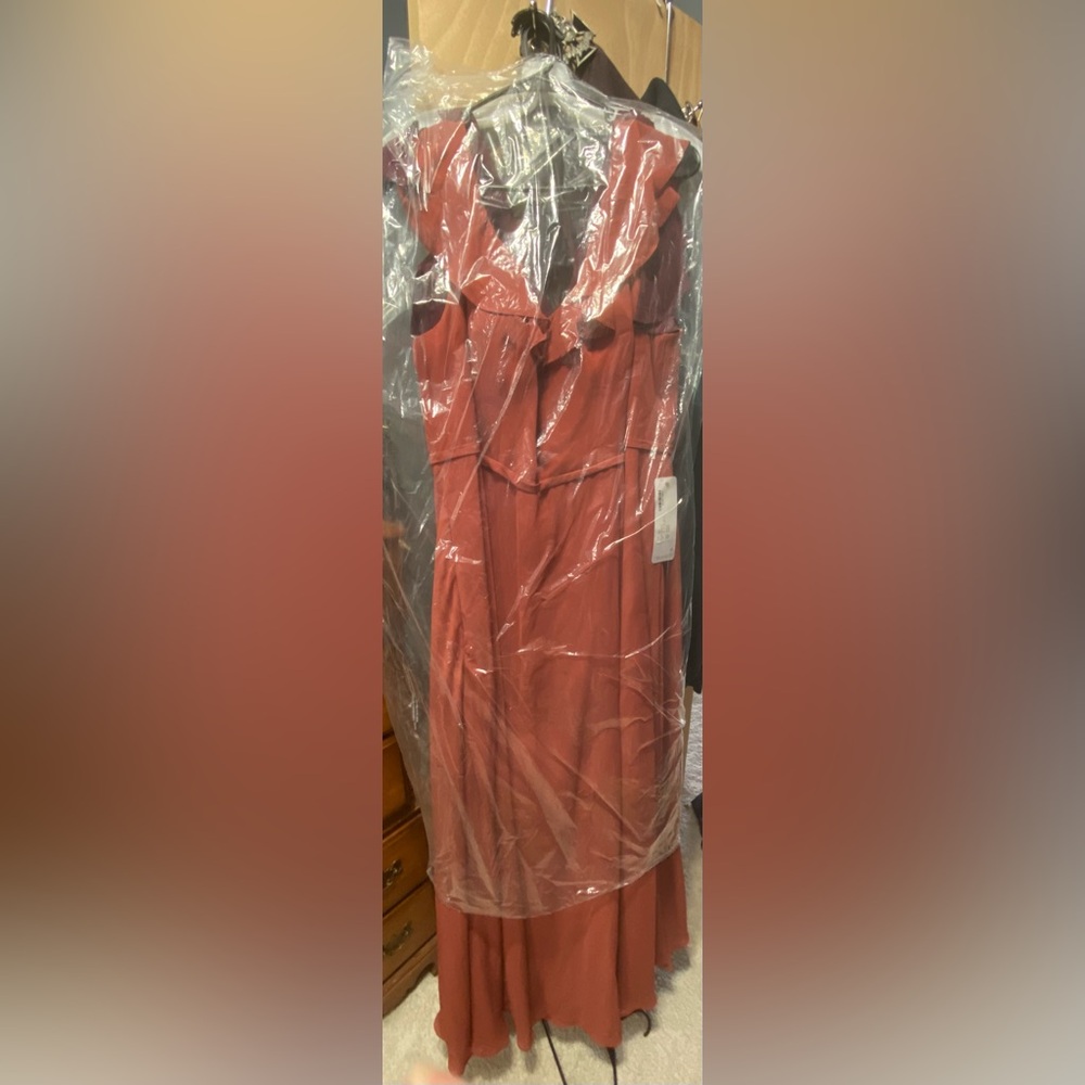 Azazie Terracotta Wedding Dress